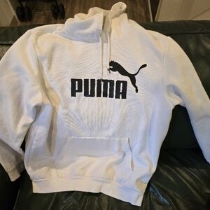 Puma White Hoodie